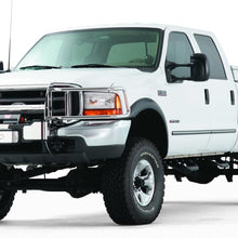 WARN 69685 Trans4mer Headlamp Brush Guard, Fits: Ford Super Duty F250, F350, F450, F550 (2005-2007), Black