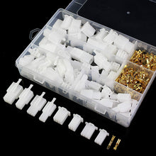 AuSL 380 Pcs 2.8mm 2 3 4 6 Pin Automotive Electrical Wire Connectors Kit, Male & Female Plug Housing Pin Header Crimp Wire Terminals Connector Assortment Kit for Motorcycle, Bike, Car, Boats