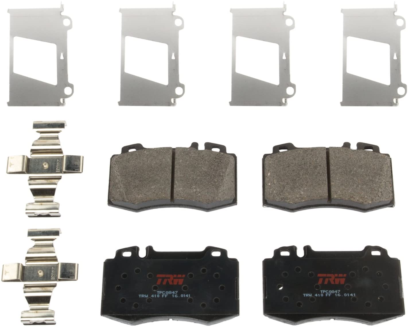TRW TPC0847 Premium Ceramic Front Disc Brake Pad Set