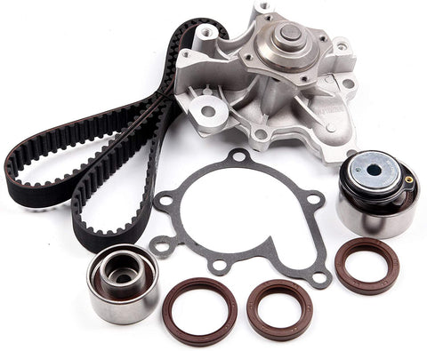 ANPART Timing Belt Kit Fit For 1993-1997 Ford Probe 1993-2002 Mazda 626 1993-1997 Mazda MX-6 2001-2003 Mazda Protege 2002-2003 Mazda Protege5 Timing Belt Water Pump Tensioner Gasket Set