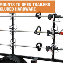 Buyers Products LT18 2 Channel Lockable Trimmer Rack, 2-Position, Black