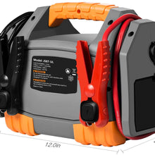 POTEK Car Jump Starter with 150 PSI Tire Inflator/Air compressor,1000 Peak/500 Instant Amps with USB Port to Charge Iphone,IPad, Kindle