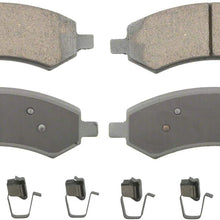 Wagner ThermoQuiet QC1084 Ceramic Disc Pad Set With Installation Hardware, Front