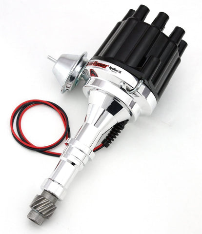 Pertronix D151700 Black Vacuum Billet Distributor Cap for Buick V8 215-350