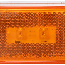 Grote 47073 SuperNova Sealed Turtleback II LED Clearance Marker Light (Built-in Reflector, Male Pin)