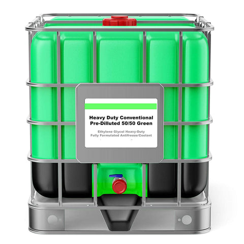 Green HD Fully Formulated Antifreeze/Coolant - 50/50-275 Gallon Tote