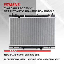 2565 Factory Style Aluminum Radiator Replacement for 03-04 Cadillac CTS 3.2L AT