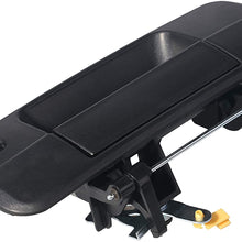 Replacement Tailgate Handle Latch with Keyhole - Replaces 69090-0C040, 690900C040, 81213 - Fits Toyota Tundra 2007, 2008, 2009, 2010, 2011, 2012, 2013 - Liftgate Latch Handle Trim with Clips - 07-13