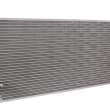 QUALINSIST A/C Air Condenser Assembly for 2011-2017 L-exus CT200h 2010-2015 T-oyota Prius 2012-2015 T-oyota Prius Plug-In 2012-2017 T-oyota Prius V