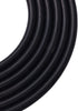 BLACKHORSE-RACING Universal Silicone Vacuum Hose Tube High Performance Pipe 10 Feet Length (1/8 inch / 3mm, Black)