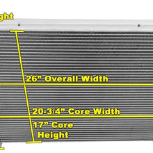 Champion Cooling, Multiple Chevrolet, Pontiac 3 Row All Aluminum Radiator, CC571