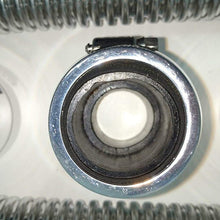 Pirate Mfg 48" Chrome Stainless Flexible Radiator Hose Kit w/Polished Aluminum End Caps