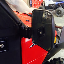 Side View Mirror Set Fits Polaris Ranger XP900 2013+ Lock N Ride Cab Frame (NOT for Round ROLL Bars)