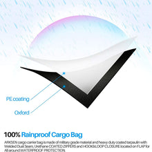 Expendable 58" Cargo Carrier Bag Water-Resistant Hitch Mount Luggage Roof Rack
