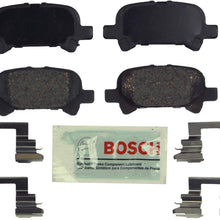Bosch BE828H Blue Disc Brake Pad Set with Hardware For Select Toyota Avalon, Camry, and Solara Vehicles - REAR