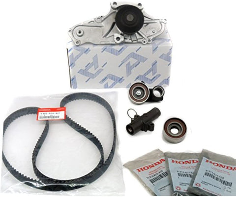 Timing Belt KIT | Water Pump T-Belt kit | Engine Kit | Timing Seals Cam Crank | Crankshaft Camshaft | Genuine/OEM | (As in Photo) Fits Select Honda, Acura Vehicles.