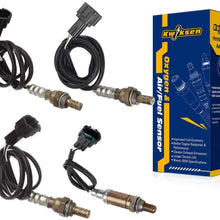 Kwiksen 4pcs Oxygen Sensor Upstream Downstream Oxygen Sensor 1 2 Bank 1 2 Replacement for Nissan Xterra V6 3.3L Auto Trans 2004