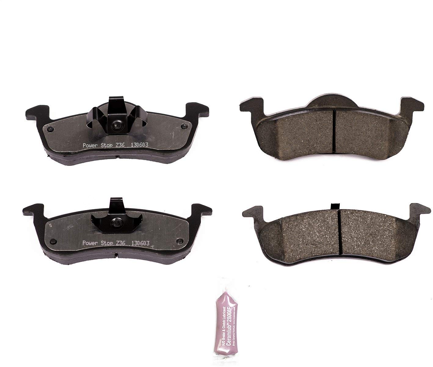 Power Stop Z36-1279, Z36 Truck & Tow Carbon-Fiber Ceramic Rear Brake Pads