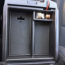 JDMCAR Compatible with Tacoma 2016-2019 2020 Center Console Organizer Insert ABS Black Materials Tray, Armrest Box Secondary Storage