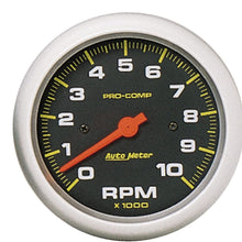 AUTO METER 5161 Pro-Comp Electric in-Dash Tachometer,3.375 in.