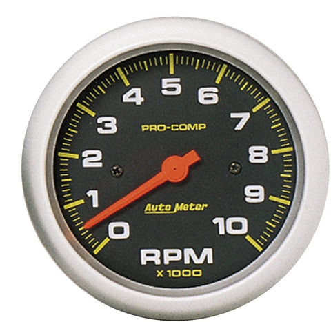 AUTO METER 5161 Pro-Comp Electric in-Dash Tachometer,3.375 in.