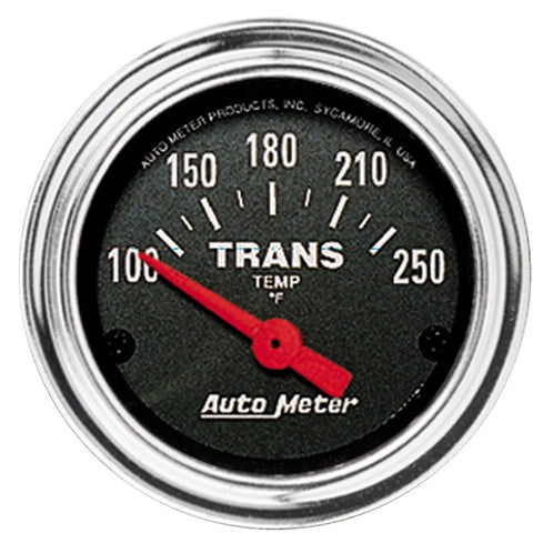 AUTO METER 2552 Traditional Chrome Electric Transmission Temperature Gauge