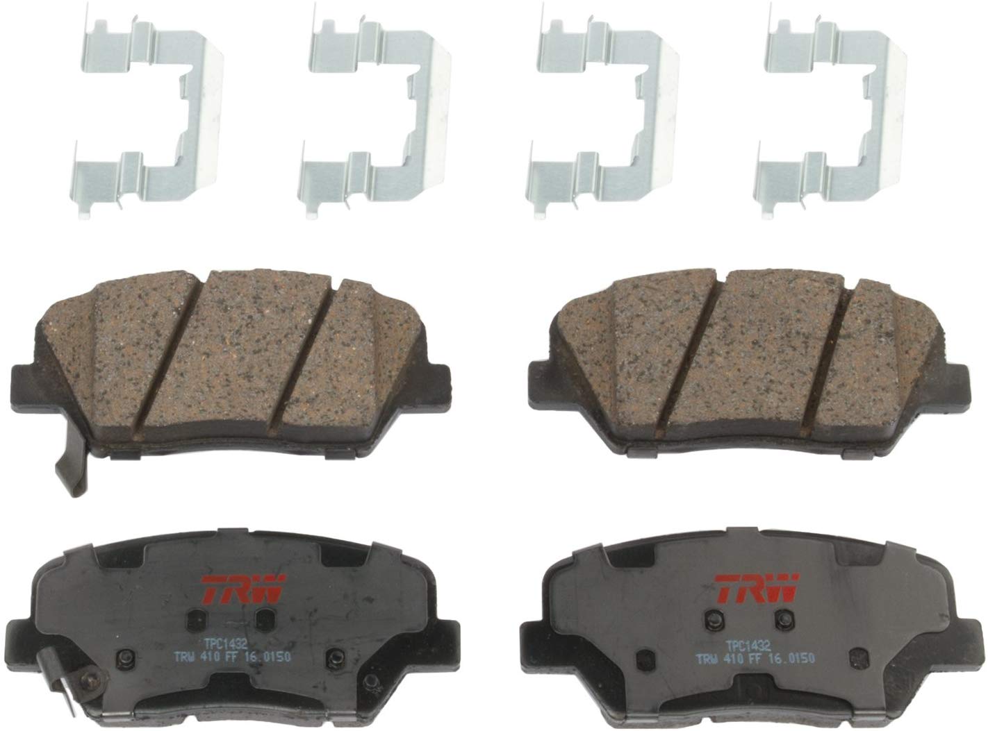 TRW TPC1432 Black Premium Ceramic Rear Disc Brake Pad Set