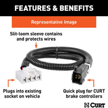 CURT 51522 Quick Plug Brake Controller Wiring Harness, Compatible with Select Audi Q5, SQ5, Q7, Volkswagen Atlas, Touareg