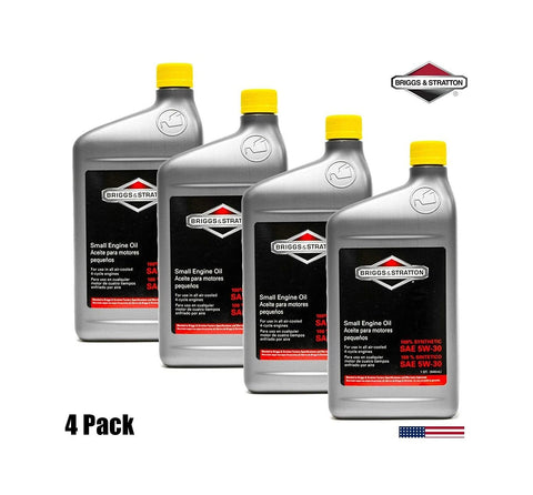 (4-Packs) Genuine OEM Br&Str 100074 5W-30 Synthetic Motor Oil