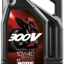 Motul 300V Ester Synthetic Oil - 10W40 - 4 Liter/--
