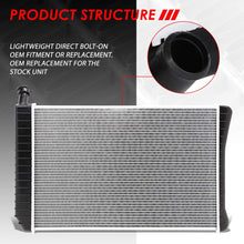 1340 OE Style Aluminum Core Cooling Radiator Replacement for Buick Century Cutlass 3.1L 3.3L AT MT 92-96
