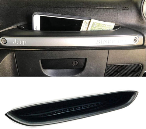 JOJOMARK for 2018 Jeep Wrangler JK JKU Accessories GrabTray Passenger Storage Tray Organizer Box for 2011-2018 Jeep Wrangler JK JKU