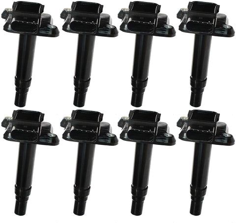 DEAL Pack of 8 New Ignition Coils For A6 A8 Quattro RS6 S6 S8 4.2L V8 Compatible With UF274 C1318