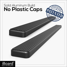 APS iBoard Running Boards (Nerf Bars Side Steps Step Bars) Compatible with 2014-2020 Rogue (Exclude 14 Select Sport) (Black Powder Coated 4 inches)