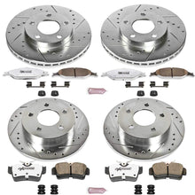 Power Stop K1302-26 Front & Rear Z26 Street Warrior Brake Kit Ford