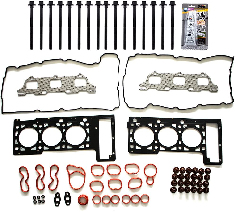 SCITOO Replacement for Head Gasket Kits with Bolts for Chrysler Sebring Concorde 2.7L R, U, T 2001-2010 Engine Head Gaskets Set Kit