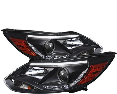 Spyder Auto 5072832 Projector Style Headlights Black/Clear