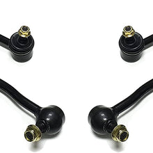 4 Piece Suspension Kit Front & Rear Sway Bar End Links Passenger Driver