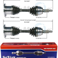 SurTrack Pair Set of 2 Front CV Axle Shafts For Lincoln Navigator Ford F-150 4WD