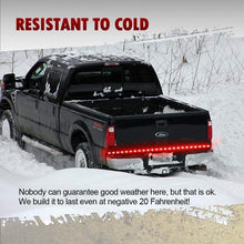 Partsam 60" 90LED Tailgate Light Bar Red White Backup Reverse LED Strip Turn Signal Brake Stop Indicator Tail Light Replacement for Most Cars, Trucks, SUV, RV, Van, Trailers