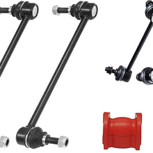 6PC Front and Rear Sway Bar Links + Front Bushings FITS 2009-2015 Honda Pilot 2007-2013 Acura MDX 2010-2013 ZDX