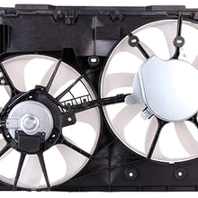 OE Replacement 2015-2016 LEXUS NX300H Dual Radiator and Condenser Fan Assembly (Partslink Number LX3115137)