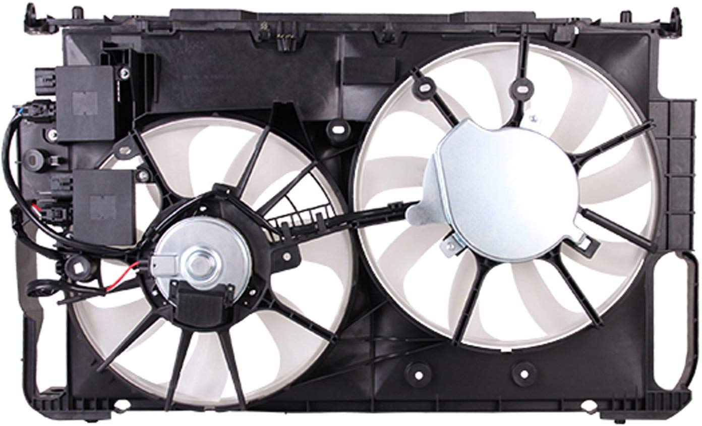 OE Replacement 2015-2016 LEXUS NX300H Dual Radiator and Condenser Fan Assembly (Partslink Number LX3115137)