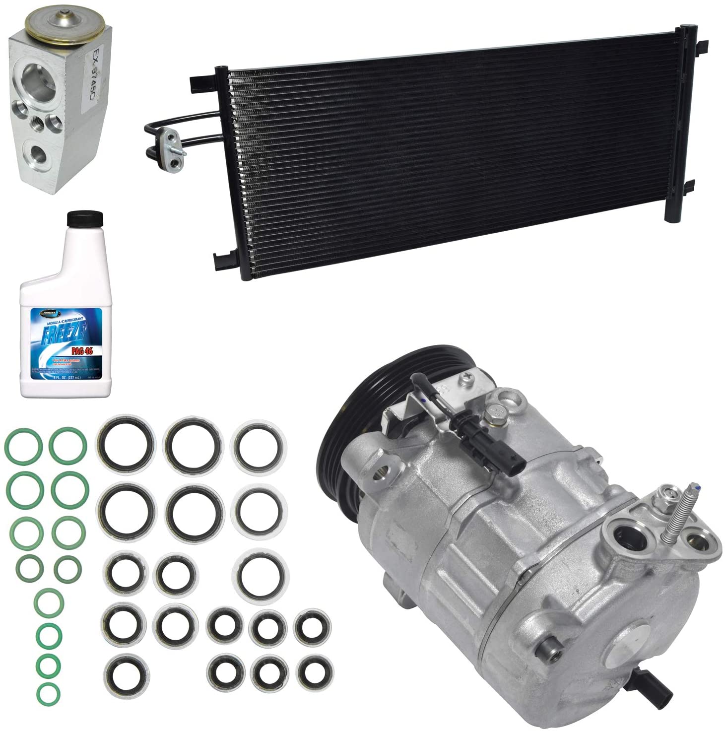 New A/C Compressor and Component Kit KT 4763B - Silverado 1500 Sierra 1500 Taho