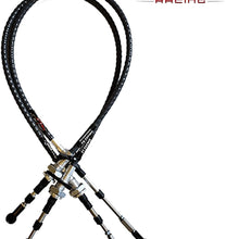 Numeric Racing Performance Shifter Cables Compatible with Porsche 981 Bulkhead Wrench Included