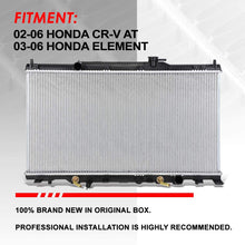 Replacement for 02-06 Honda CRC AT/Element Lightweight OE Style Full Aluminum Core Radiator DPI 2443