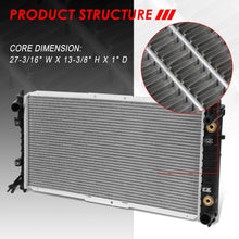 1323 OE Style Aluminum Core Cooling Radiator Replacement for Mazda MX6 626 AT MT 92-97