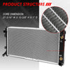 1323 OE Style Aluminum Core Cooling Radiator Replacement for Mazda MX6 626 AT MT 92-97