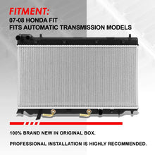 2955 OE Style Aluminum Core Cooling Radiator Replacement for Honda FIT AT 07-08