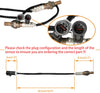 Oxygen Sensor Upstream & Downstream O2 Sensor 2PCS | for Ford Ranger, Expedition, Explorer, Escape, F150, Mazda Tribute, Mercury, Lincoln & more | Replace# 15717, 15716, 15664, ZZC318861, XR3Z9G444CA